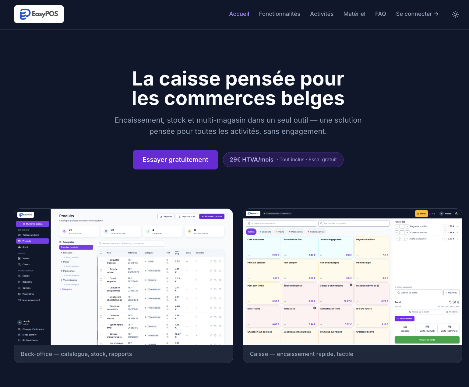 Licence logiciel de caisse
